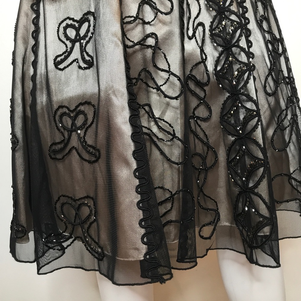 Sue Wong Black Midi Dress - Picture 4 of 8